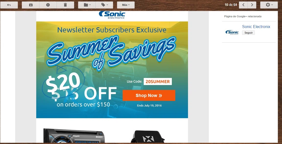 Sonic electronix coupon codes 2018