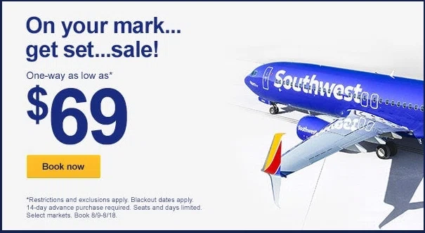 Southwest airfare promo code Find the best Southwest Airlines coupons, promo codes and deals for December All coupons hand-verified and guaranteed to work. Exclusive offers and bonuses up to % back!