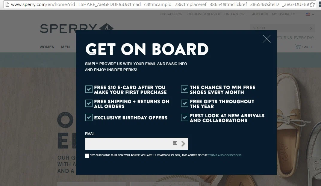 Sperry coupon code march 2018