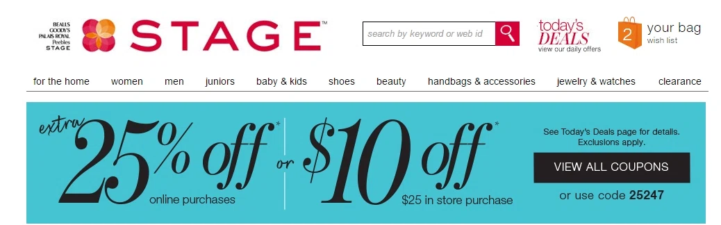 Broad stage discount coupons
