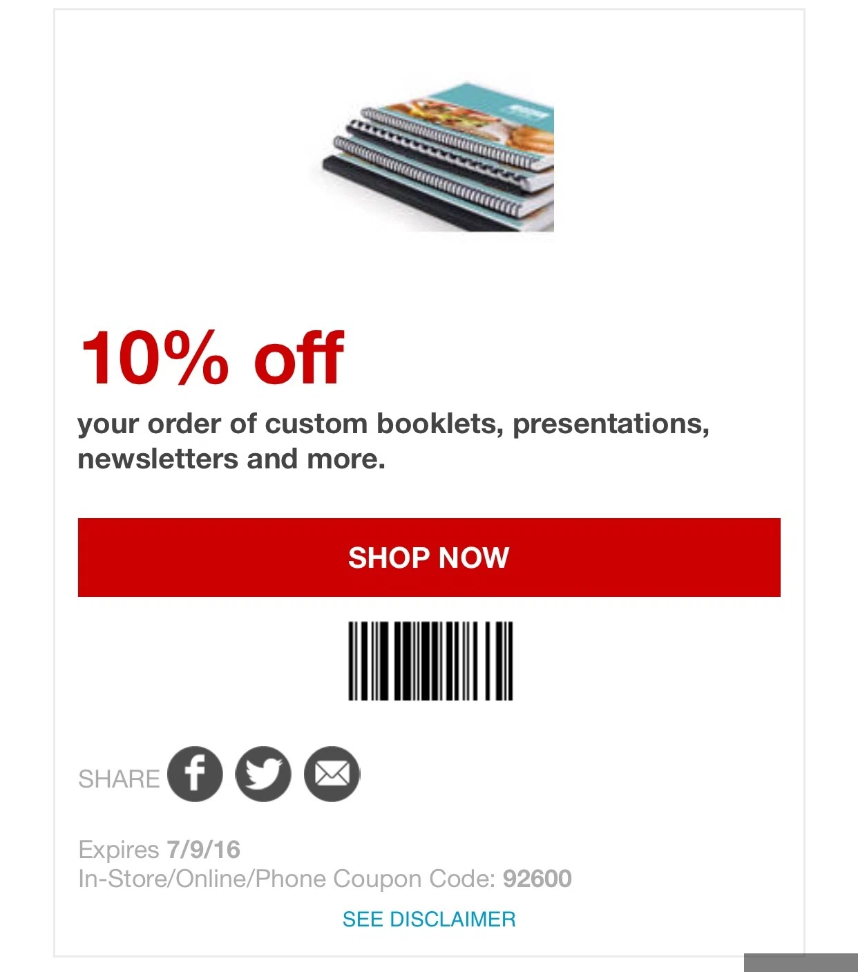 Staples coupon code business cards