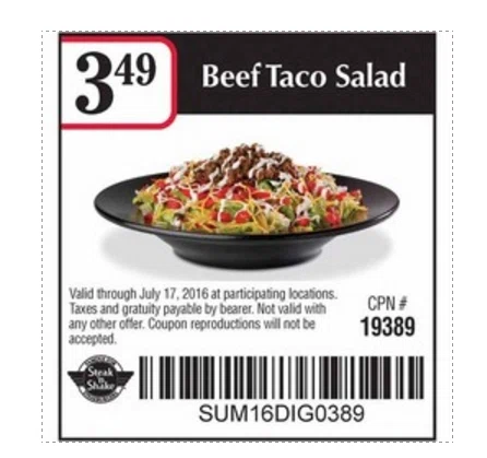 Steak and shake coupon codes