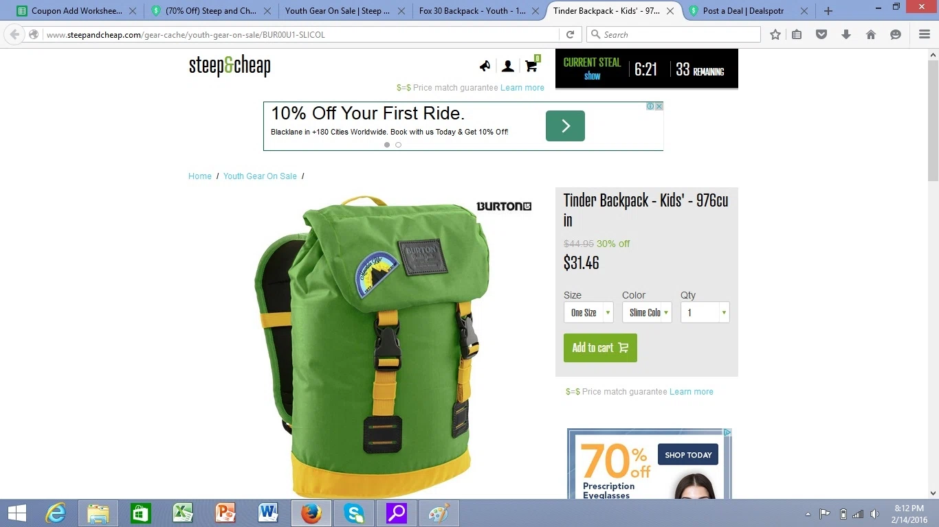 Steep and cheap coupon code