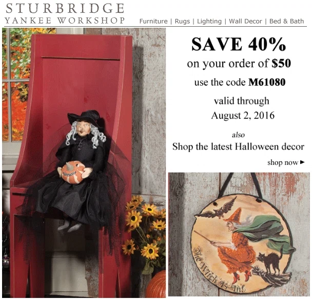 Sturbridge yankee workshop coupons
