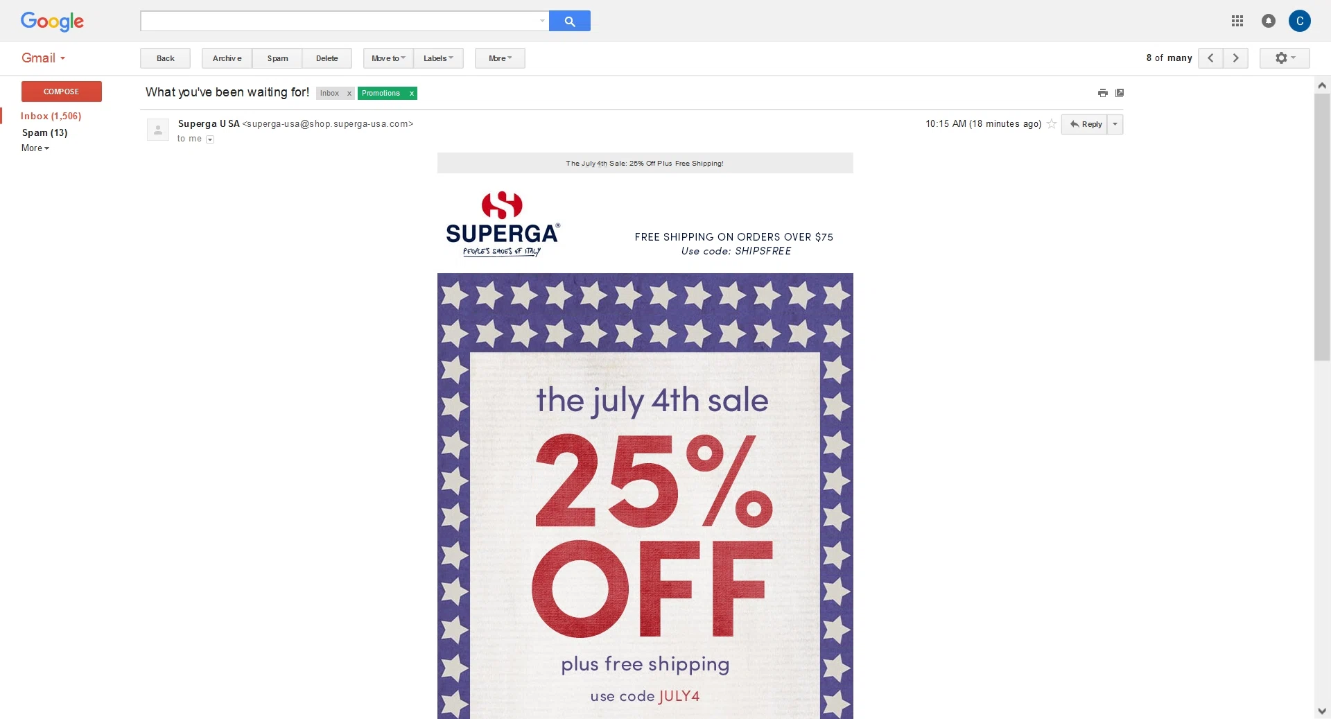 Superga coupon code