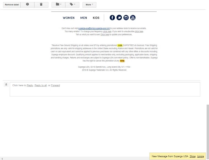 Superga coupon code