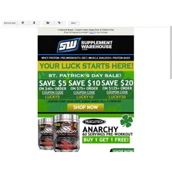 10 Off Any Order Over $75 at Supplement Warehouse | Dealspotr 10 Off Any Order Over $75 at Supplement Warehouse | Dealspotr