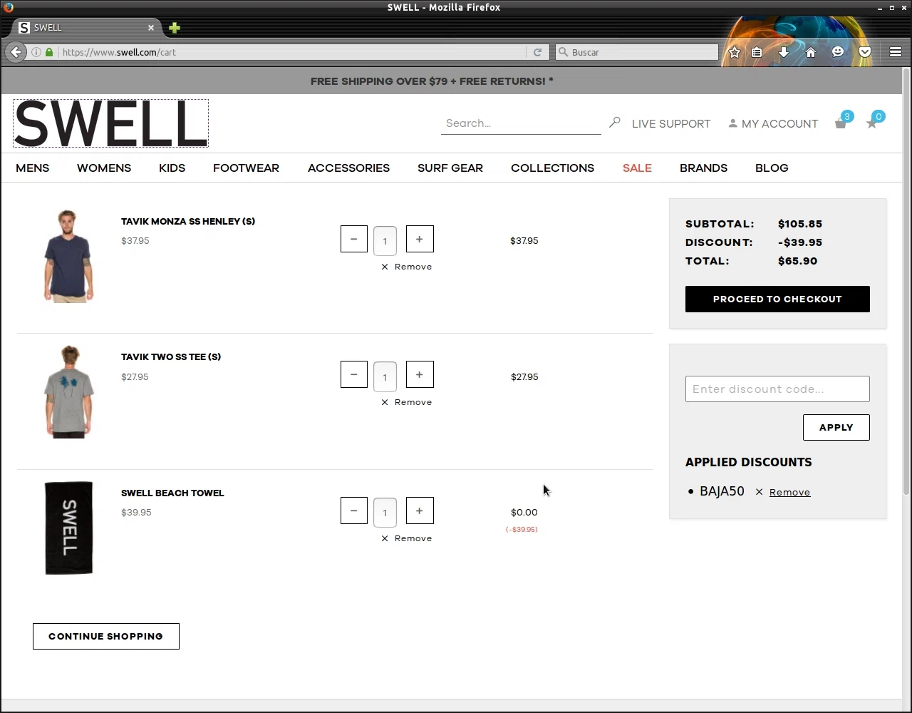 Billabong coupon code