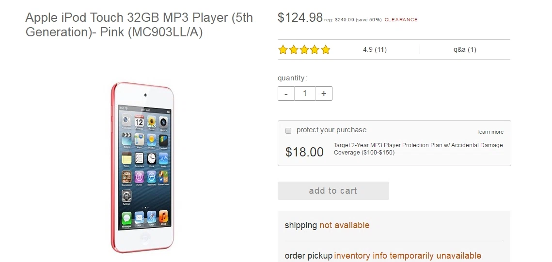 Apple ipod best deals in usa