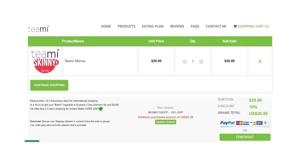 Teami blends coupon code