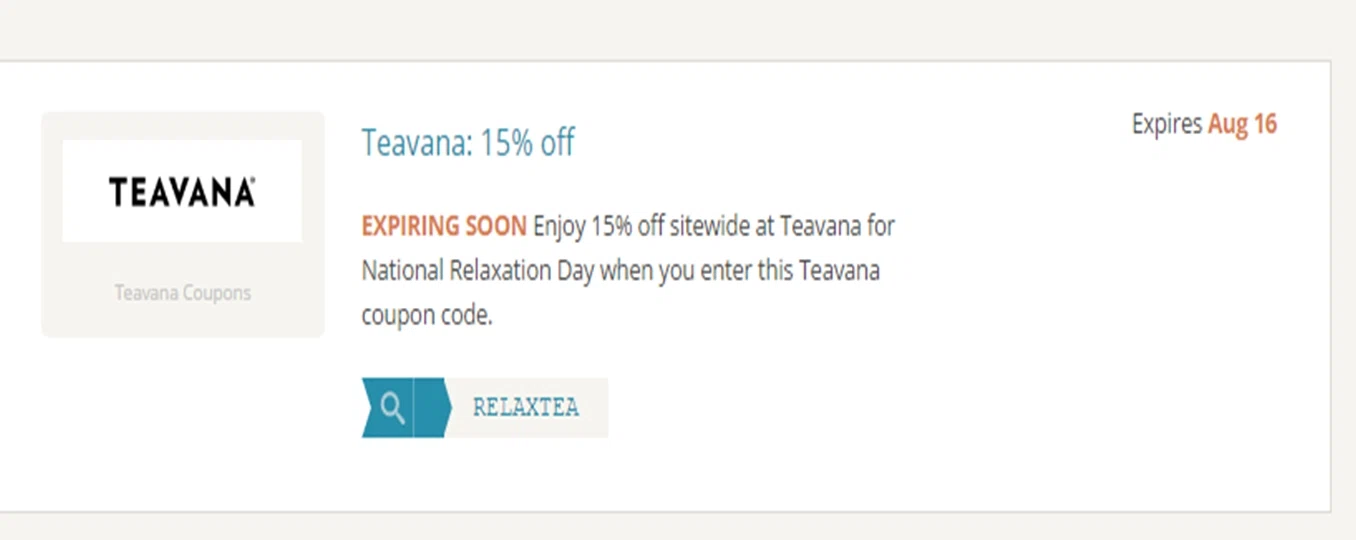 Deep discount coupon code