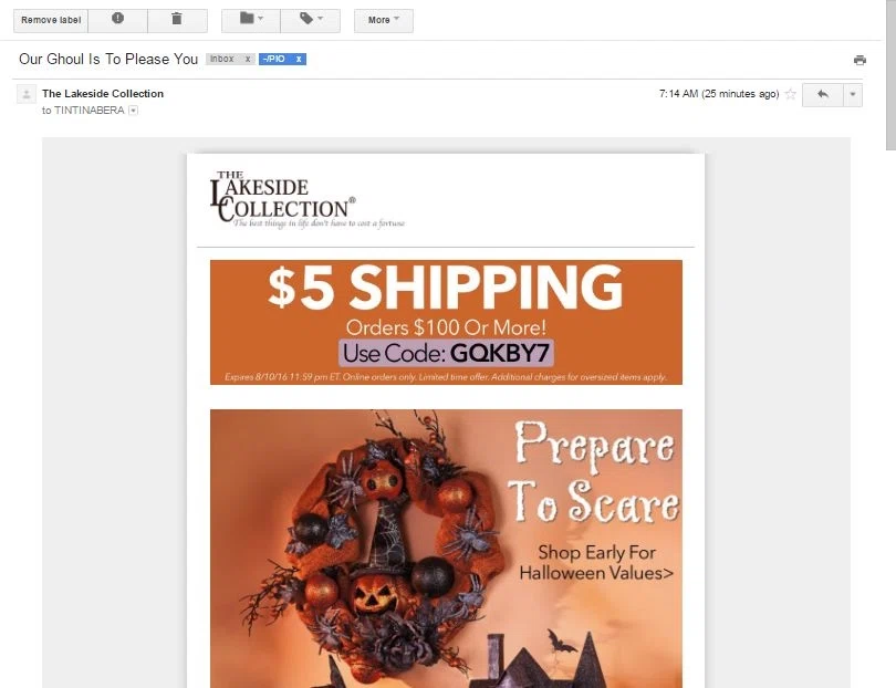 Top Categories Save 45% or more at Lakeside Collection. 7 other Lakeside Collection coupons and deals also available for December Search. menu Home; Free Shipping code. Past Lakeside Collection Coupon Codes. These Lakeside Collection promo codes have expired but may still work.