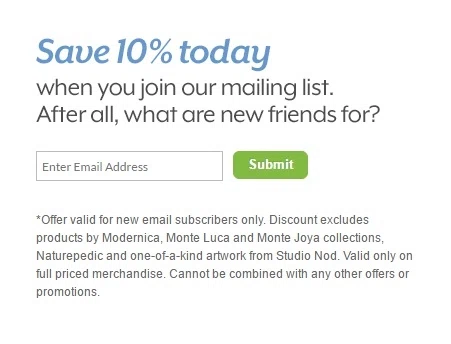 Land of nod discount coupon