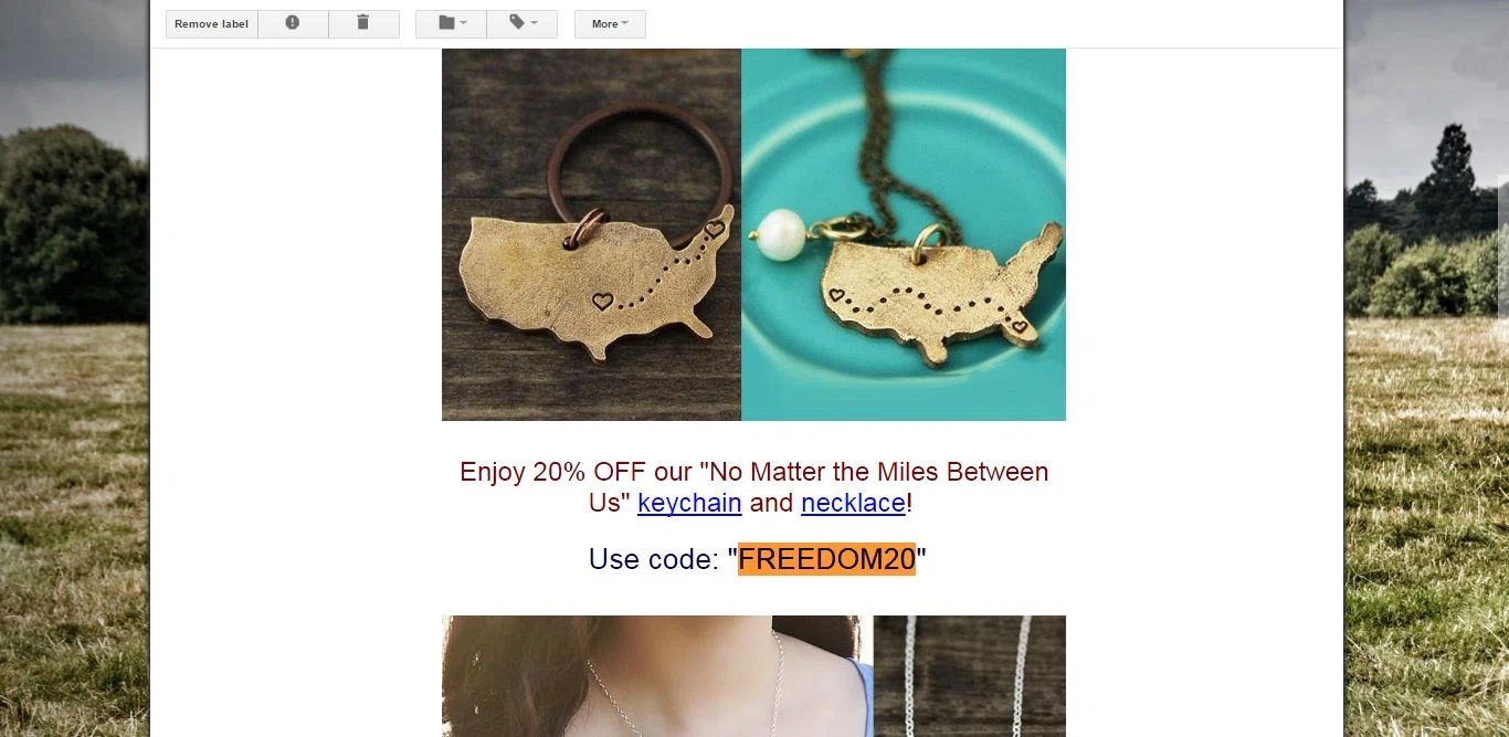 Vintage pearl coupon 20