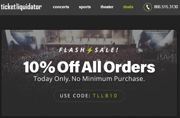 Ticket liquidator coupon code