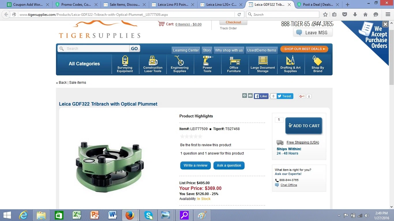 Coupon code tiger supplies