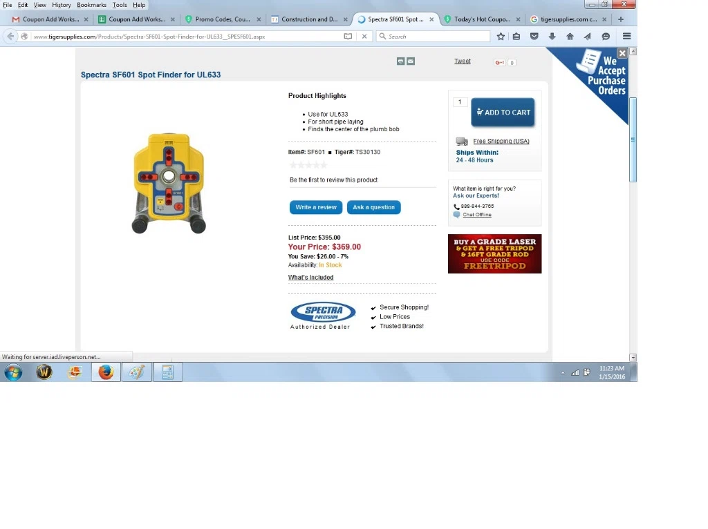 Coupon code tiger supplies