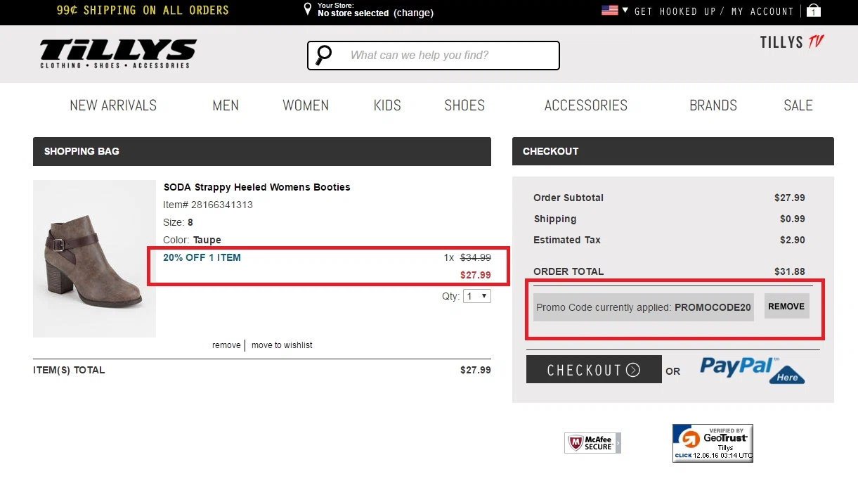 Tillys coupon code 20 off