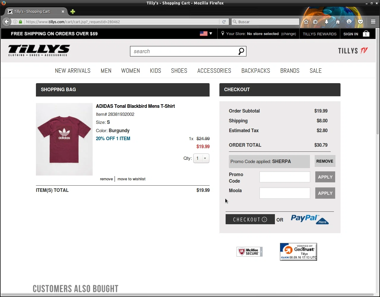 Billabong coupon code