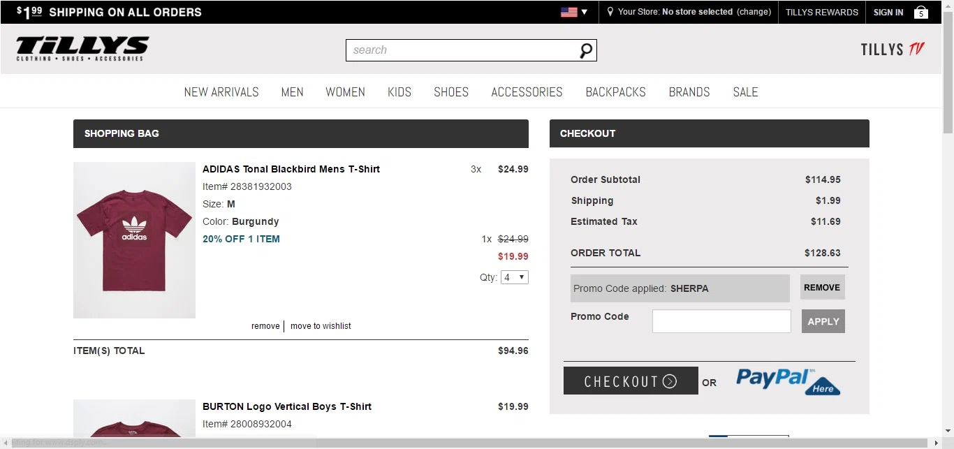 Tillys coupon code 20 off