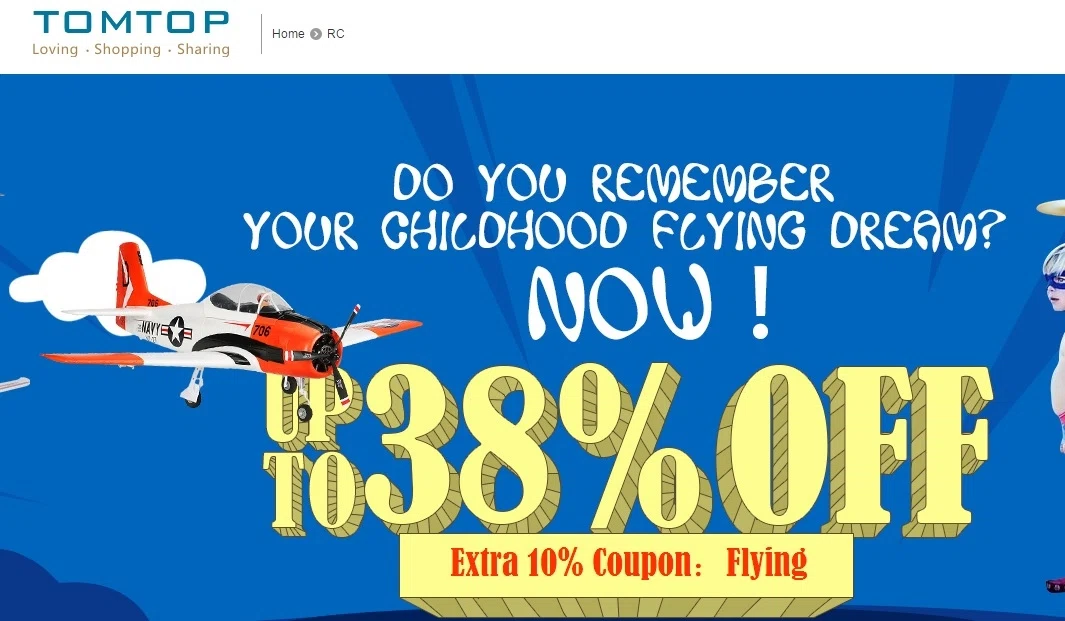 Tomtop discount coupon
