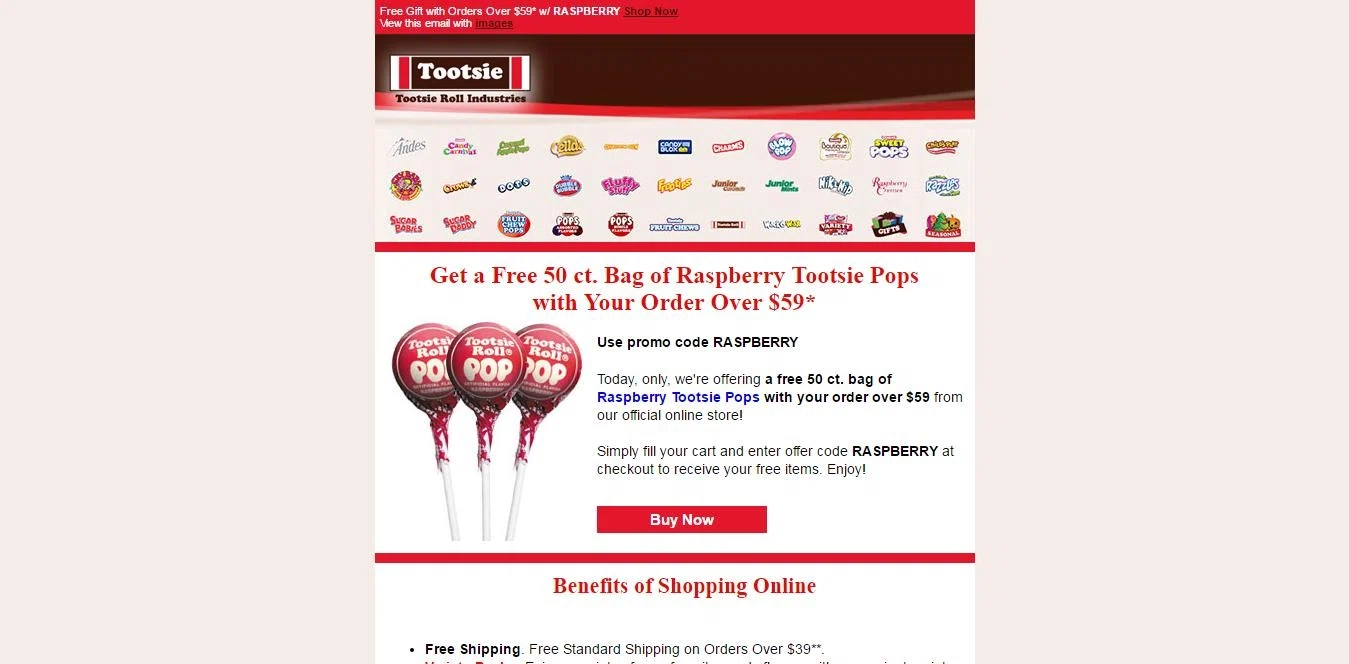 Tootsie promo code Discover our latest Tootsie coupons, including 21 Tootsie promo codes and 1 deals. Make the best of our Tootsie coupon codes to get % off. All discounts are totally free to use.