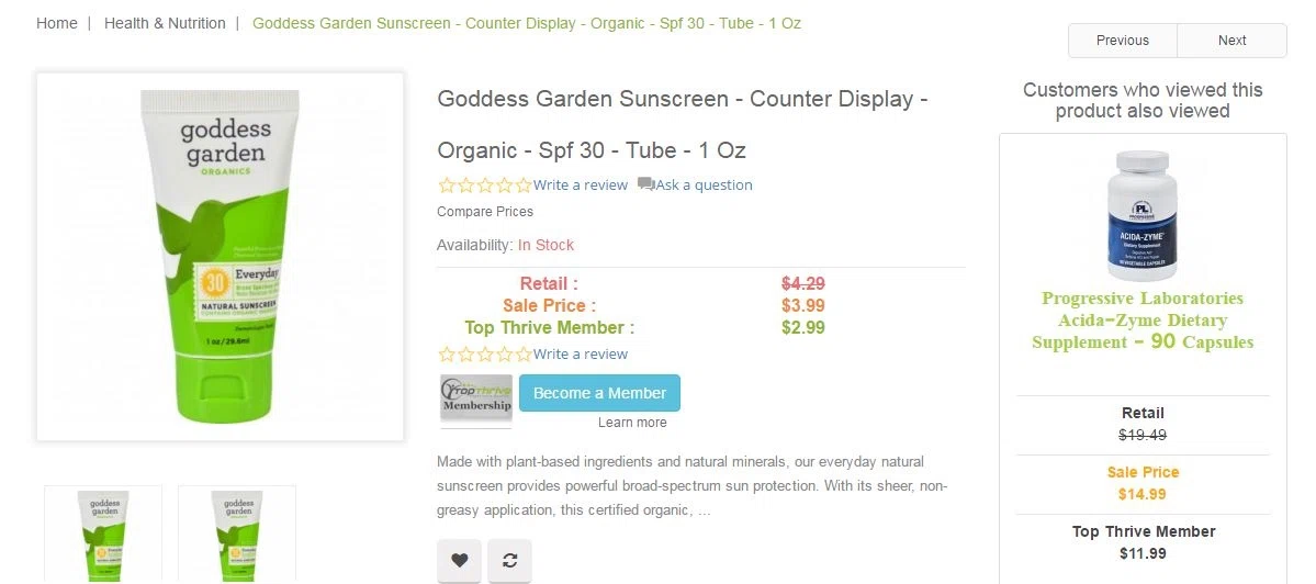 Thrive coupon code