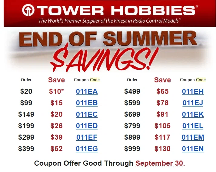 Tower hobbies coupon codes