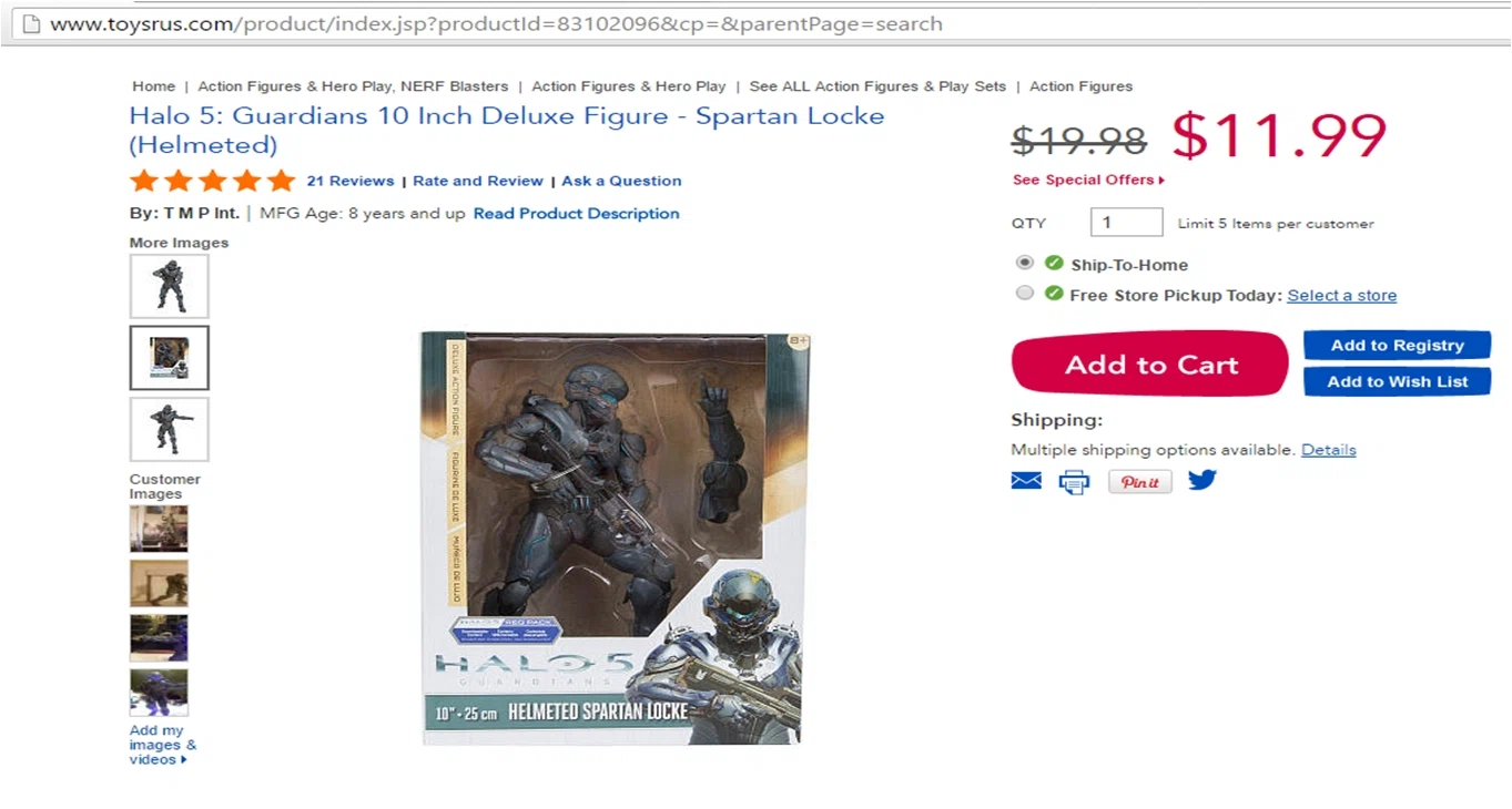 Halo 4 deals toys r us