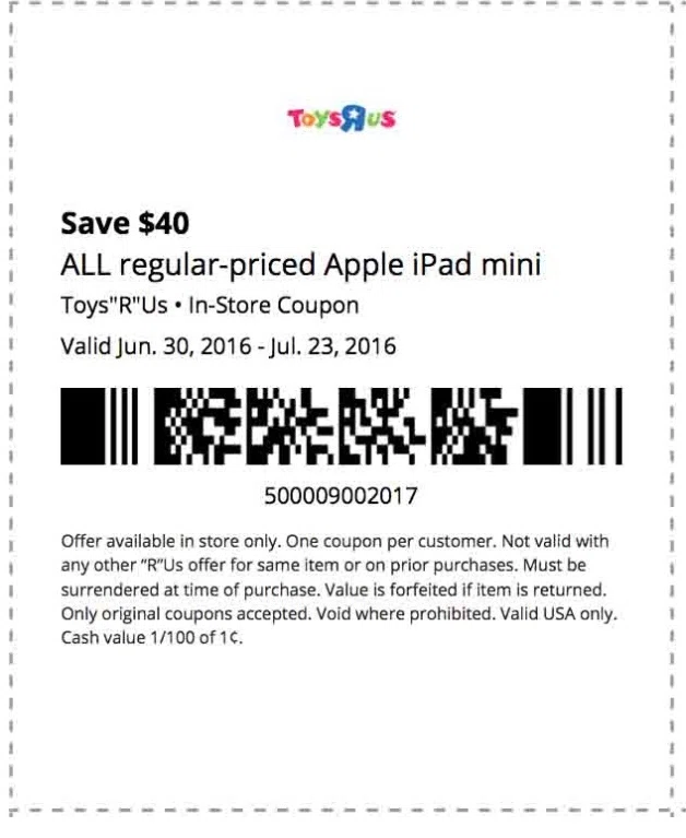 Retailmenot toys r us coupons