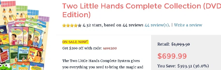 Tiny hands coupon code