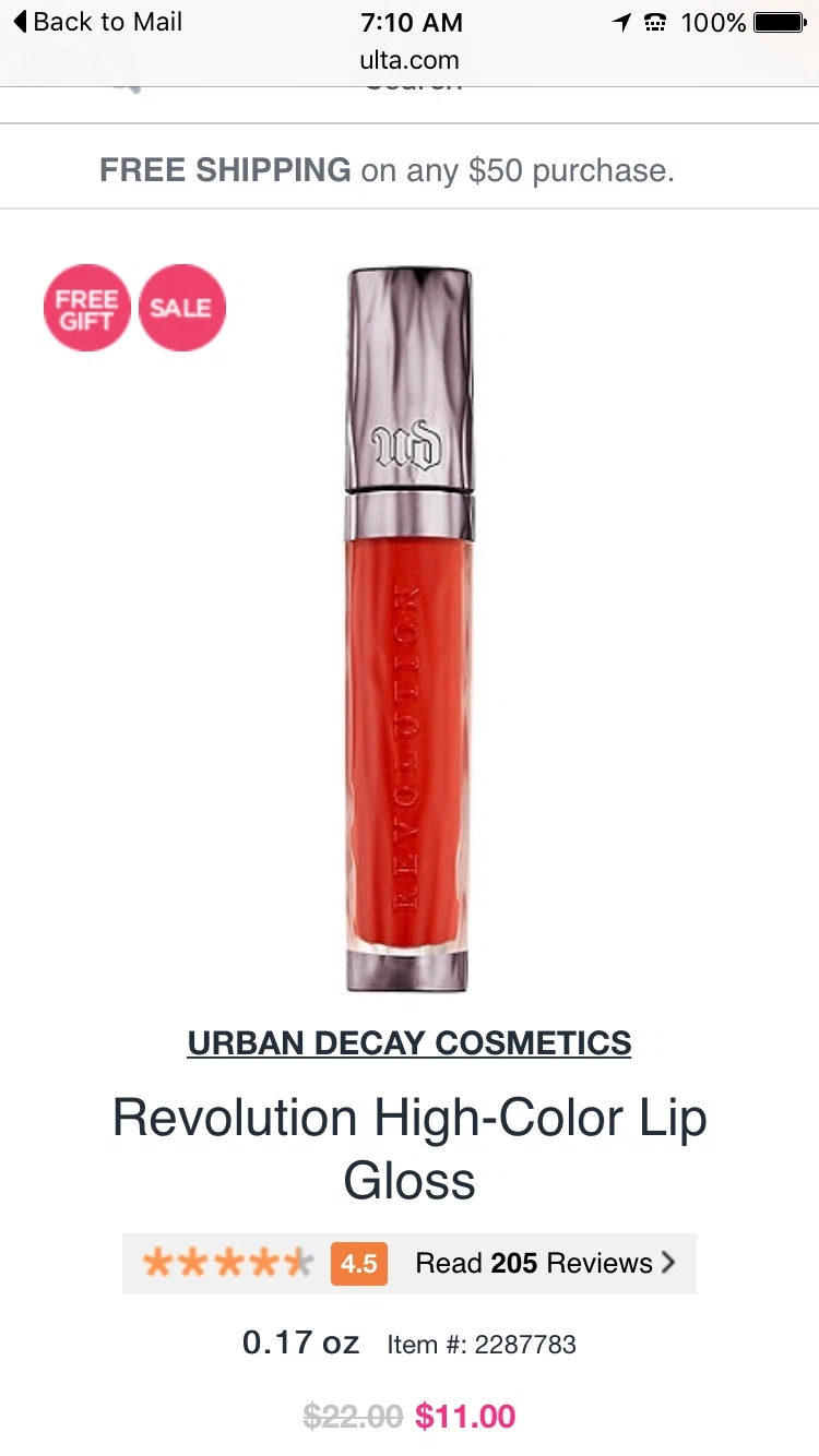 urban price lip decay gloss Best (vs. Only  $22 Decay 11  Gloss 50 9/4 Lip Revolution Urban Off