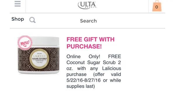babies coupon sugar ULTA FREE at  Coconut 2oz  Dealspotr Scrub w/ Purchase Lalicious Sugar