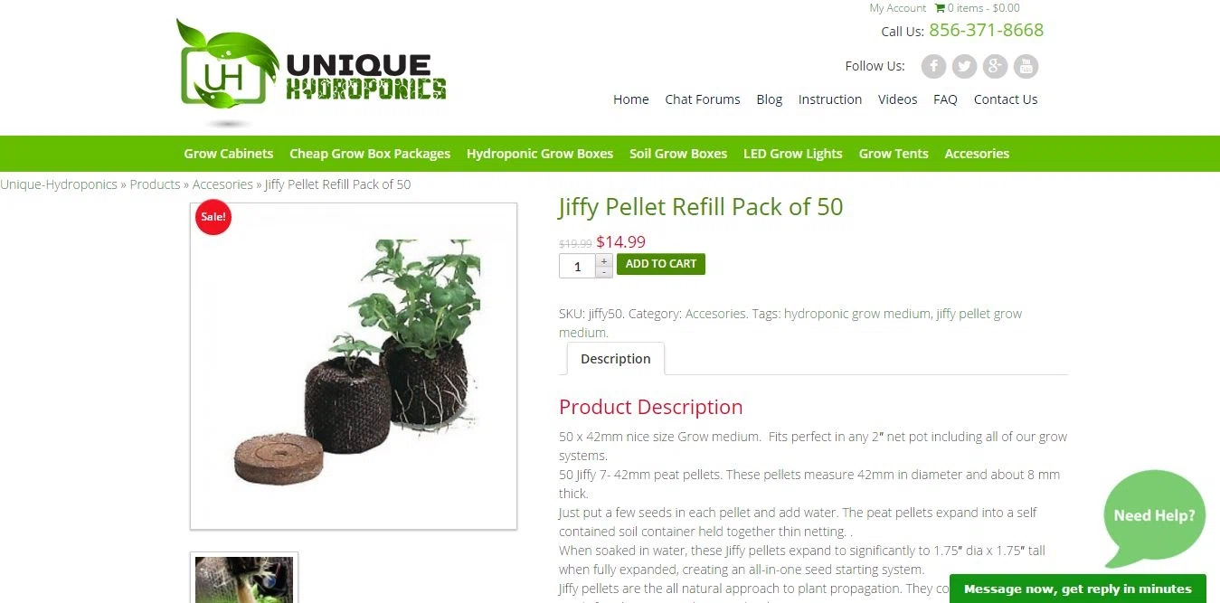 Unique hydroponics coupon code