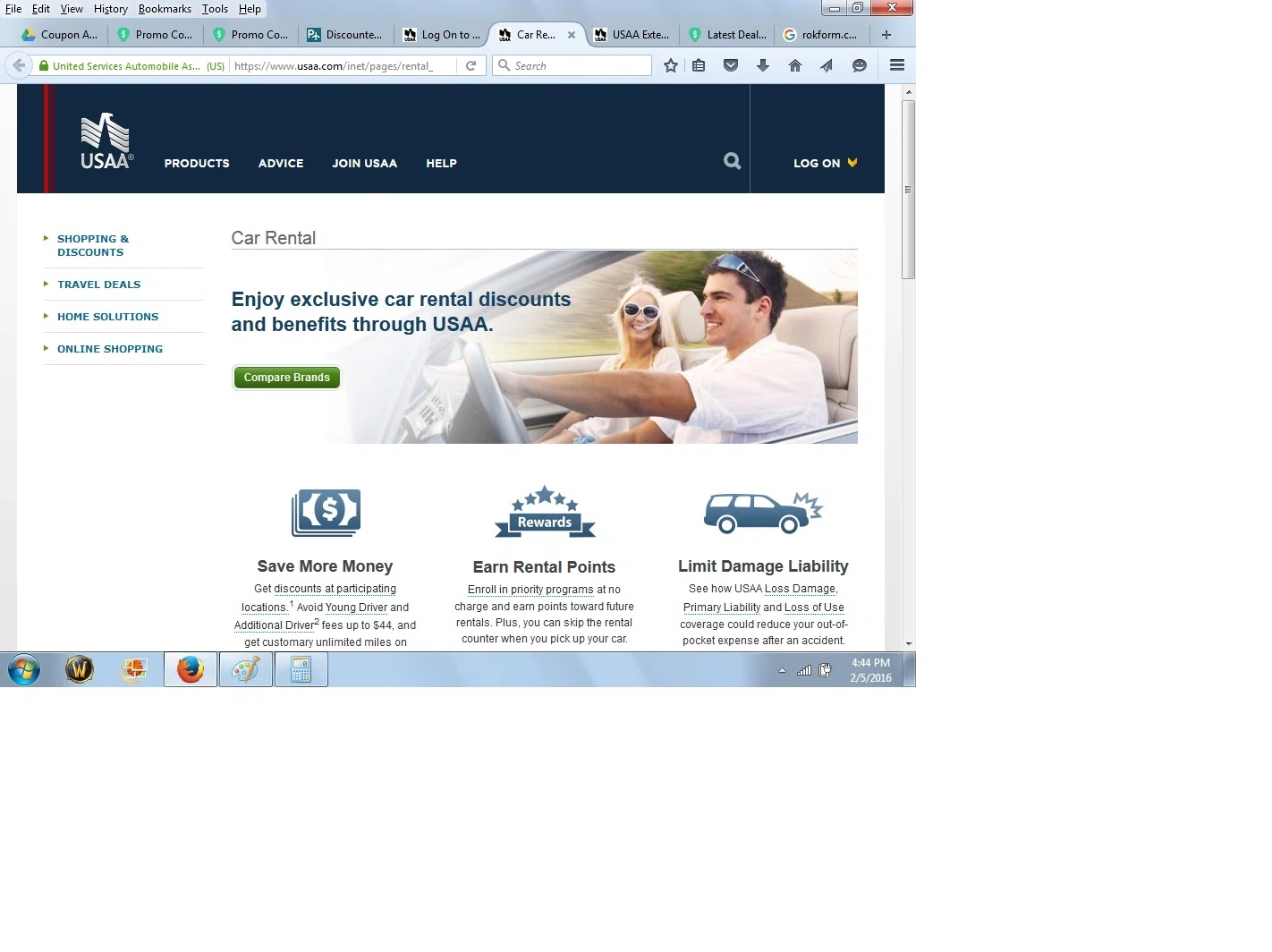 Usaa coupon code budget