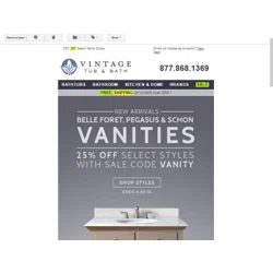 Vintage tub coupon Save 5% at Vintage Tub & Bath with coupon code FLO (click to reveal full code). 14 other Vintage Tub & Bath coupons and deals also available for Dece.