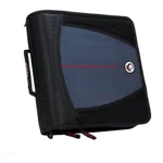 Case It D-146 3-Ring Zipper Binder (Color May Vary)