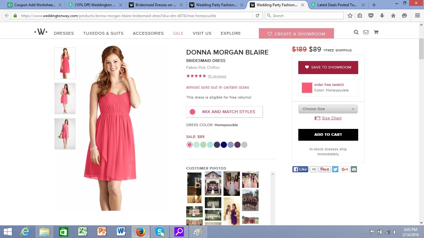 Weddington way coupon codes