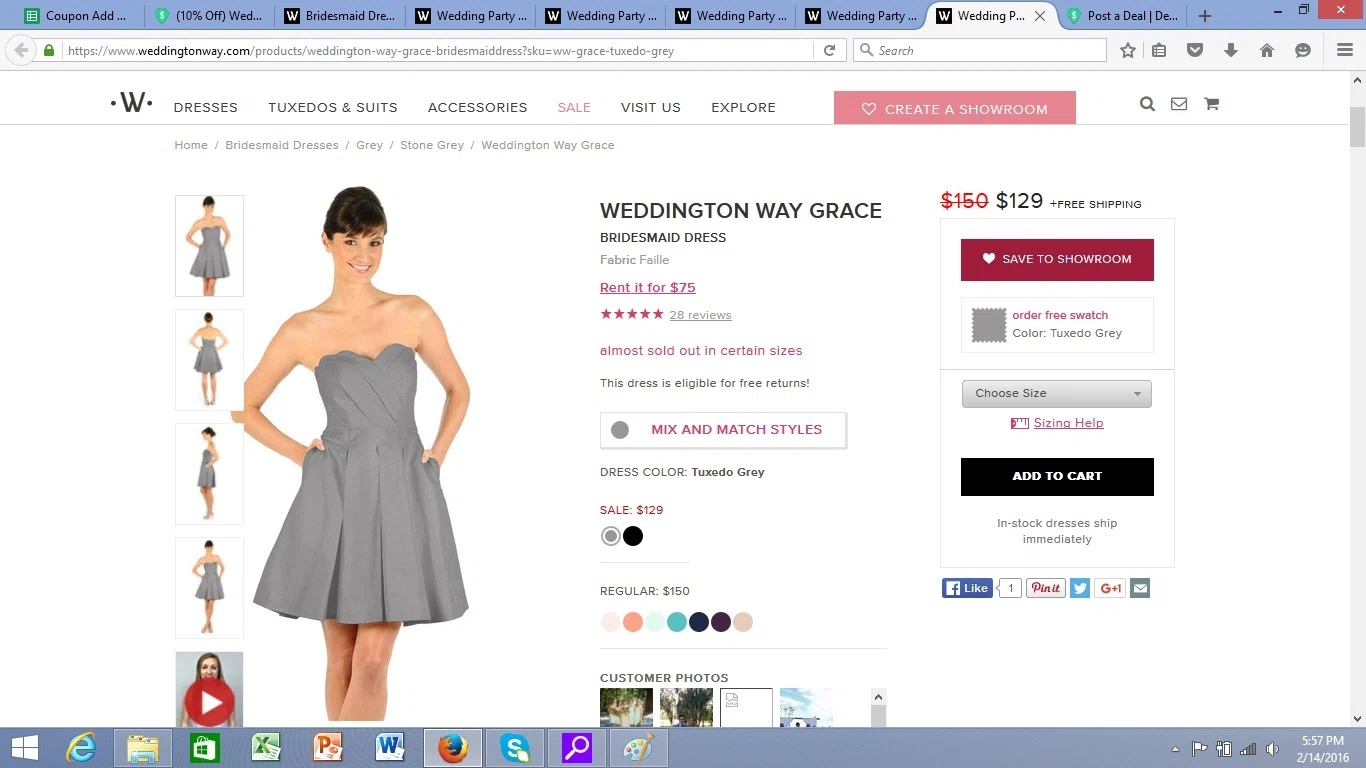 Weddington way coupon codes