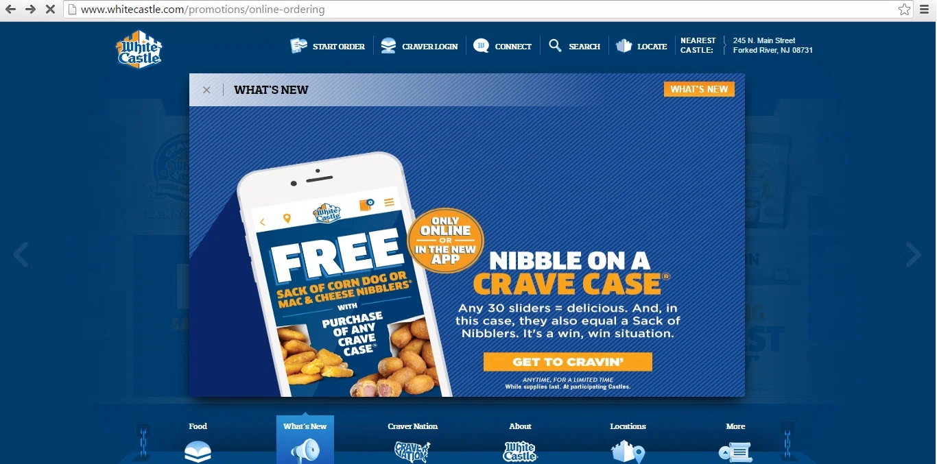 White castle crave case coupons
