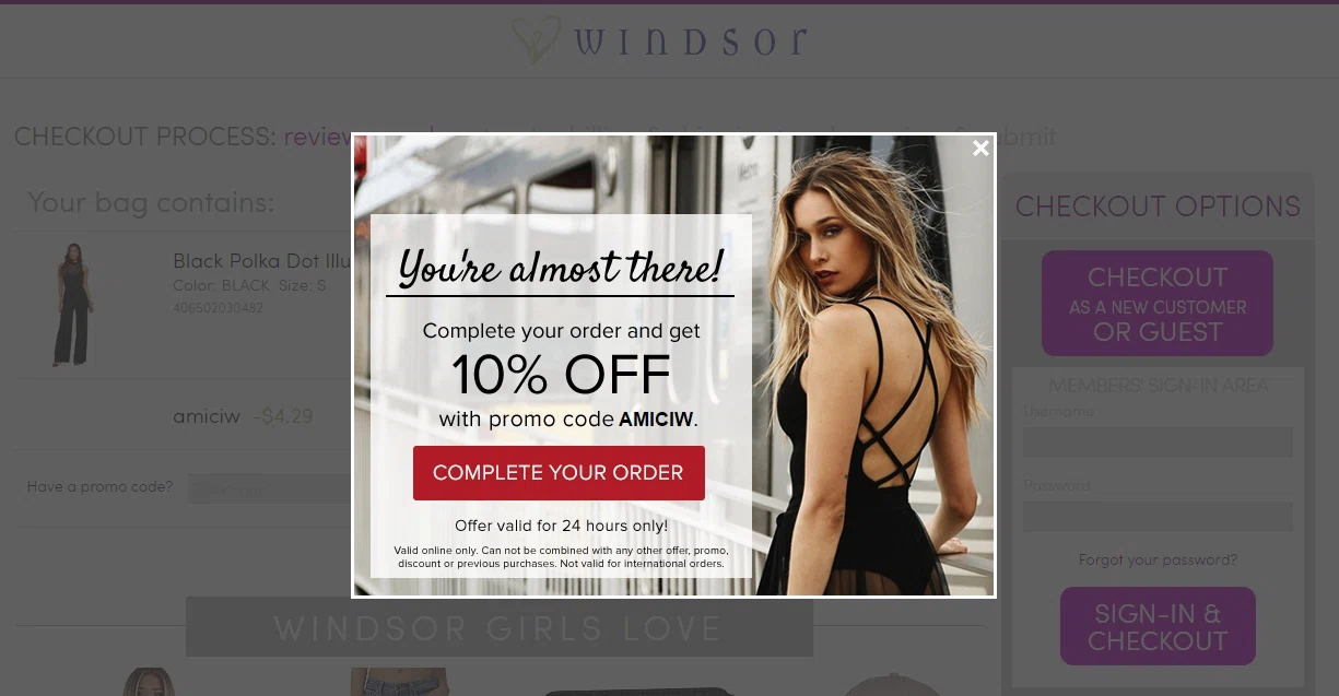 Windsor coupons dresses