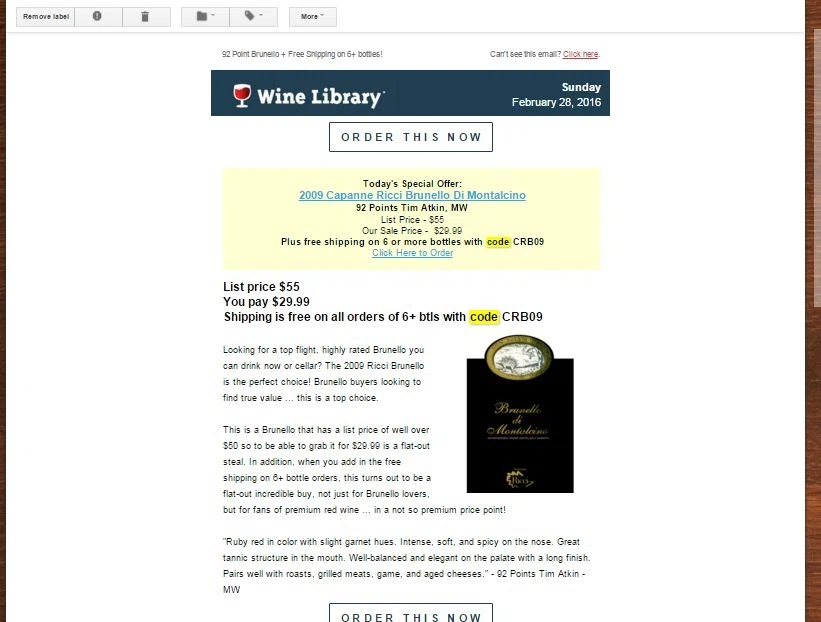 Wine library coupon code