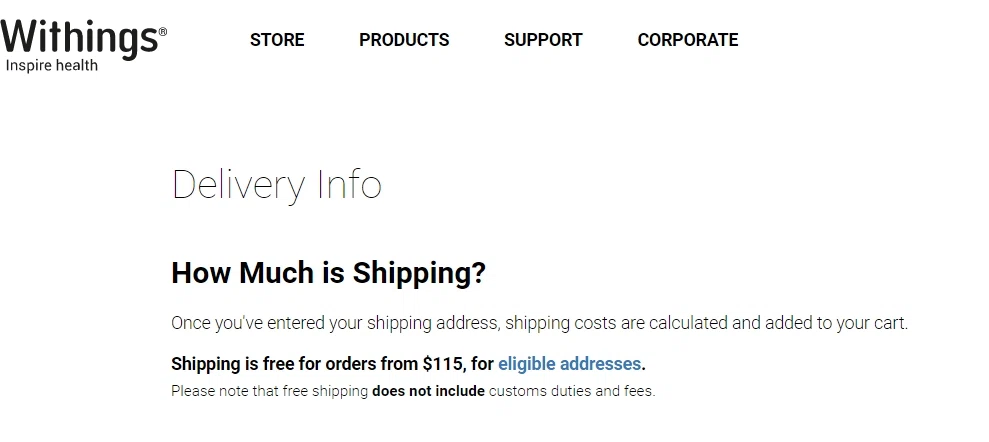 Withings coupon code