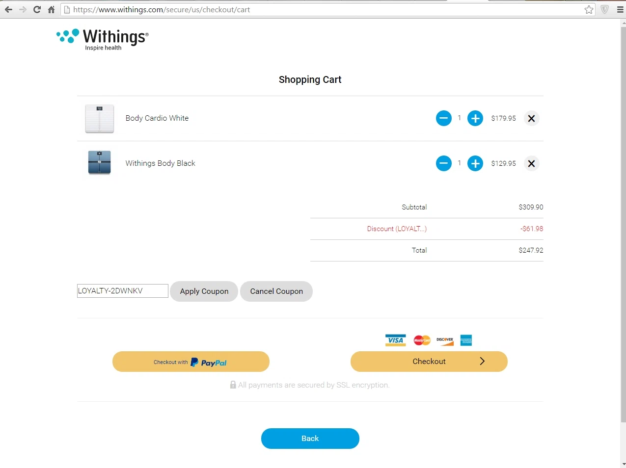 Withings coupon code
