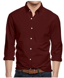 12.97 Yugster Alta Men’s Long Sleeve Slim Fit Pointed Collar Cotton ...