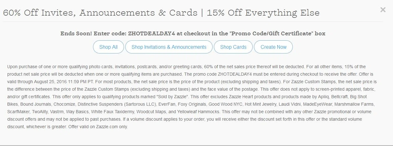 Signature announcements coupon code 2018