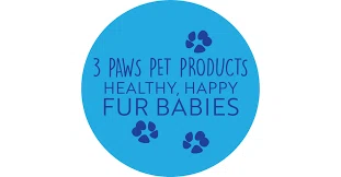 3 Paws Pet Products Logo for Discount Codes