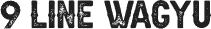 9 Line Wagyu Logo for Promo Codes