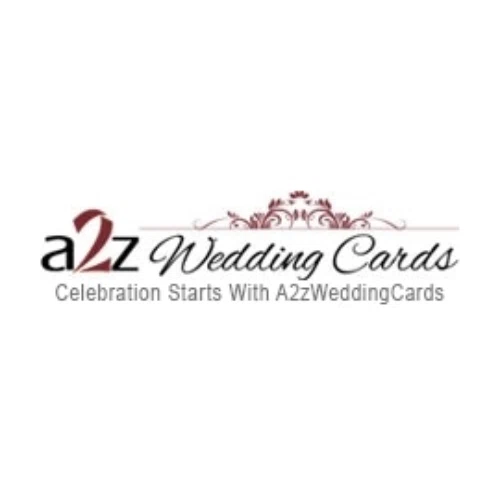 A2zWeddingCards Logo for Special Discounts