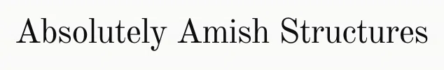 Absolutely Amish Structures